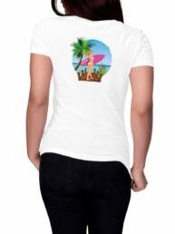 T-shirt Qbombew Beach Femme