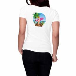 T-shirt Qbombew Beach Femme